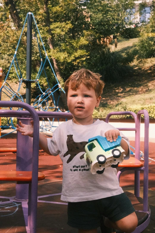 the  is playing in the playground