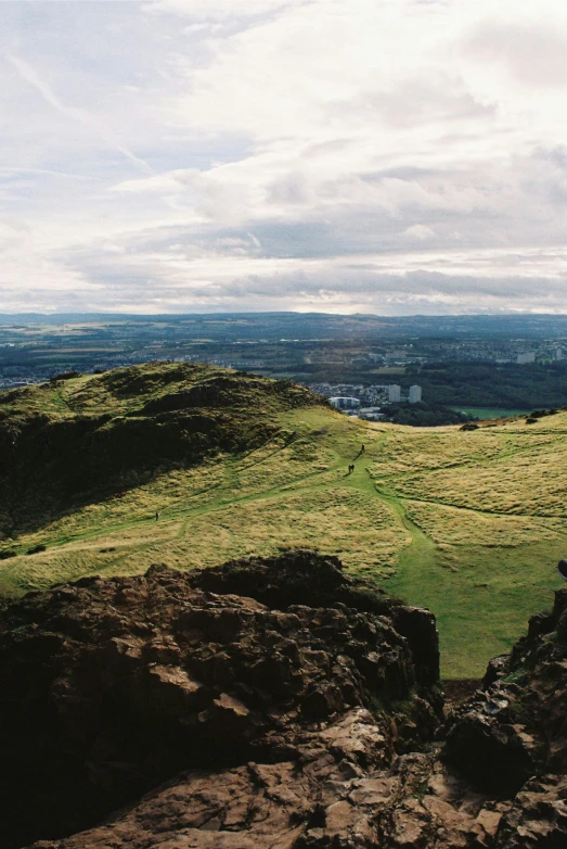 a picture of the view from the top of a mountain