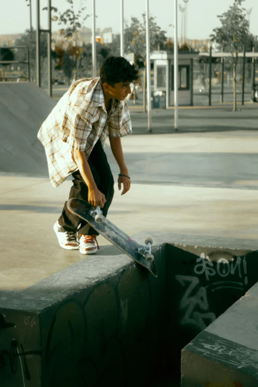 a person is doing tricks on a skateboard