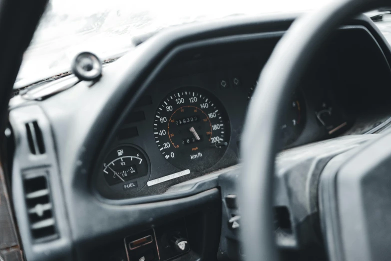 the dashboard of a truck with various dash lights