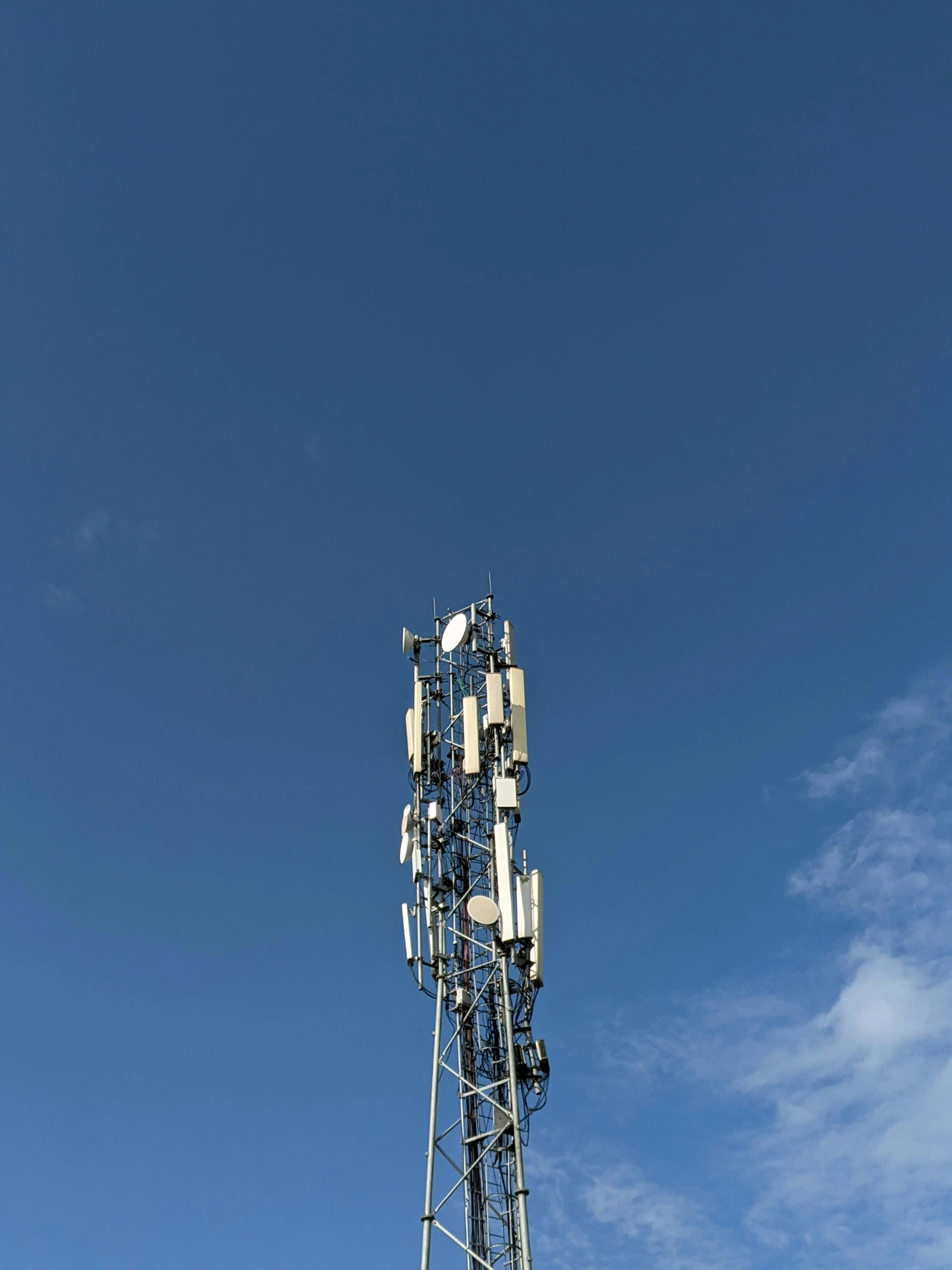 this is a tower and a phone mast