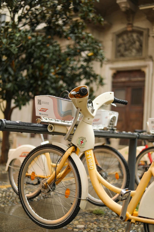 there is a small toy bear riding a bike