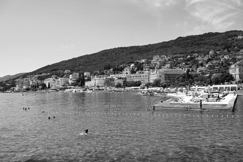 a body of water with a bunch of boats in it