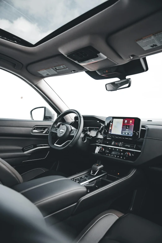 the interior view of an all new honda hr - v from the inside