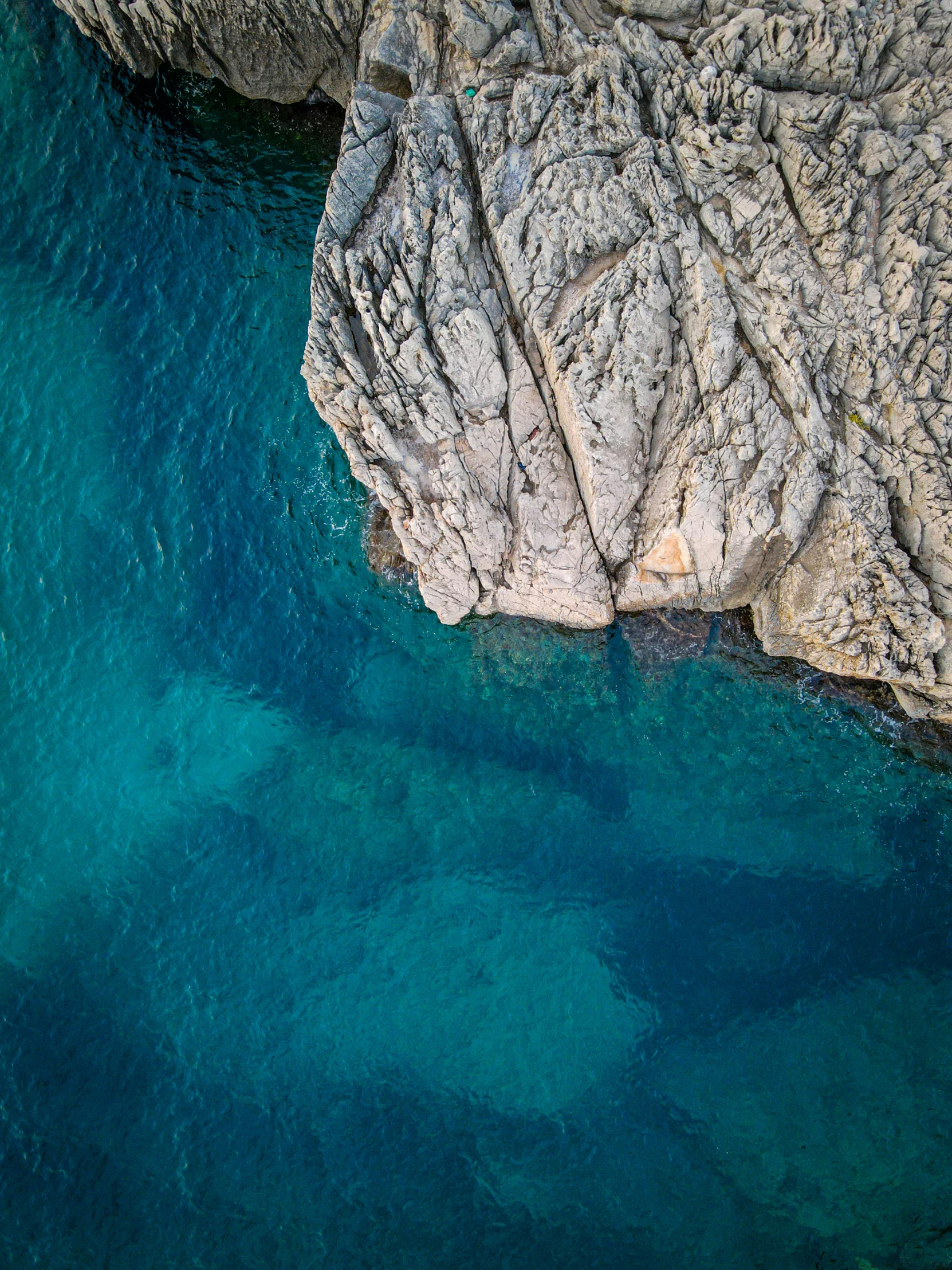 a rock formation that looks like an alien looking island