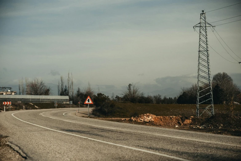 a large street sign on the side of the road