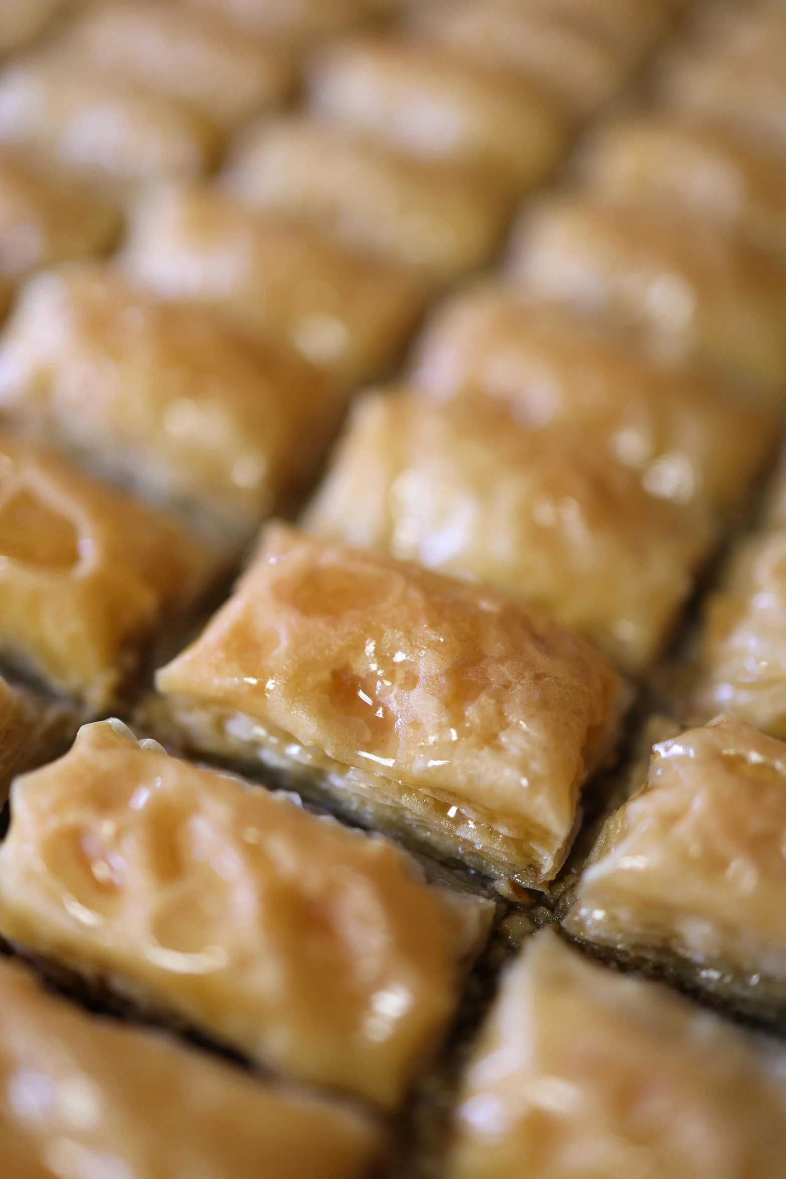 square shaped pastry with glaze on it