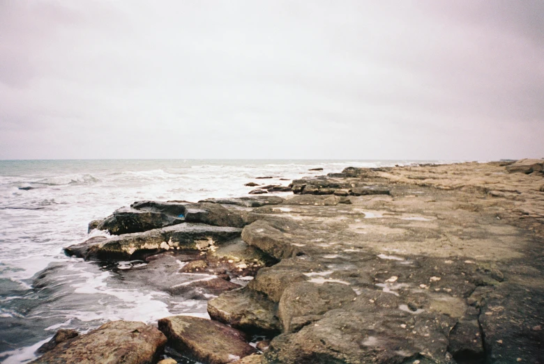 a po taken from the shore line on a cloudy day