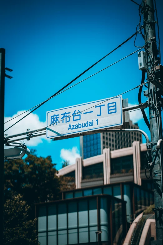 a tall building sitting next to a street sign