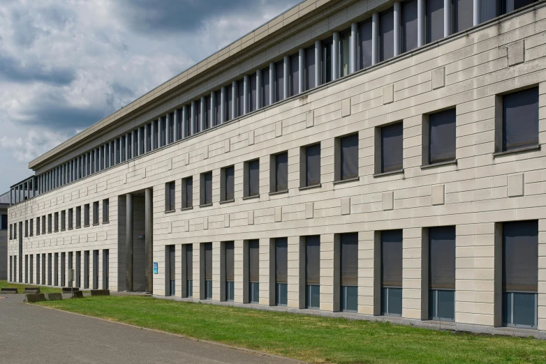 a large building with windows that can be viewed from outside