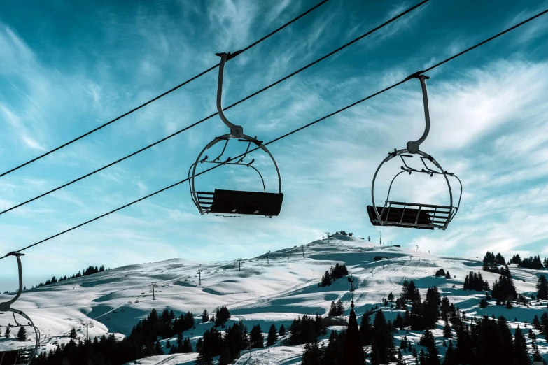 an image of a ski lift going up the mountain