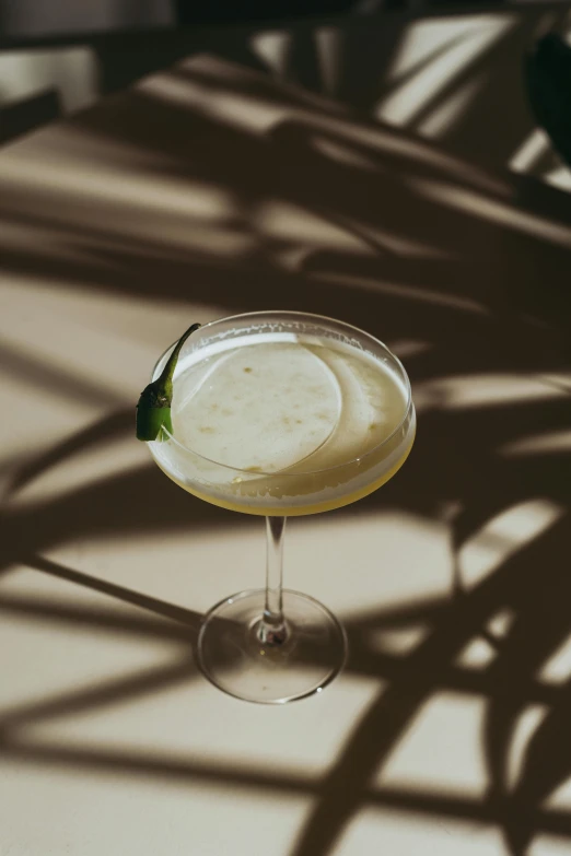 an empty glass sitting on top of a counter