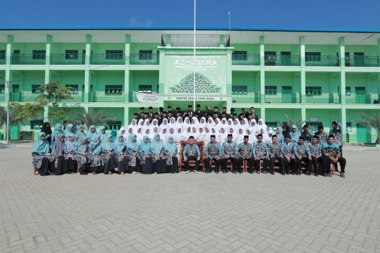 a group of people that are standing together