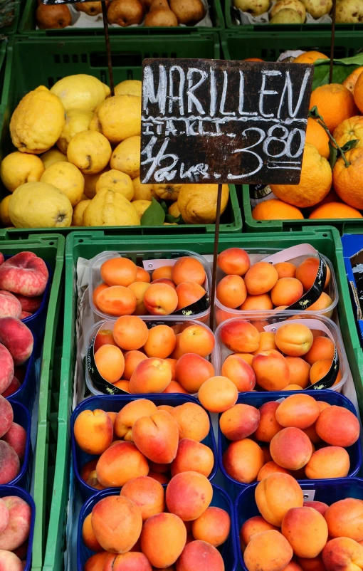 a produce stand filled with lots of fresh produce