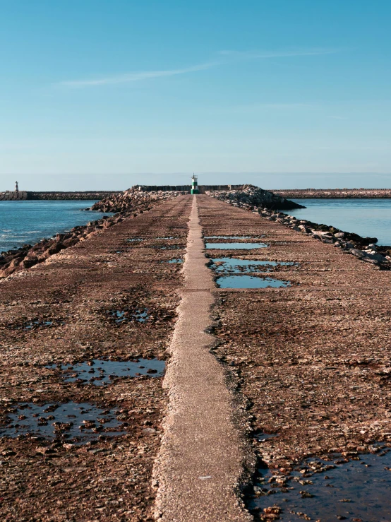 the path to the ocean is paved with rocks