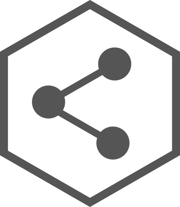 a hexagon with two dots connected to each other, a portrait, reddit, hurufiyya, dark scheme, artifact - free, profile photo, carbon