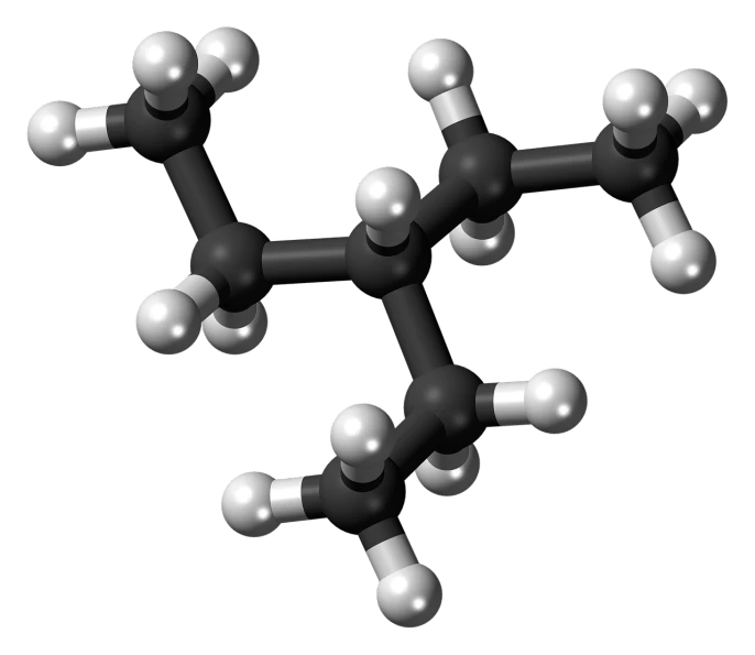 a black and white photo of a molecule, a raytraced image, inspired by Slava Raškaj, encarpus, mid tone, in style of monkeybone, [ [ hyperrealistic ] ]