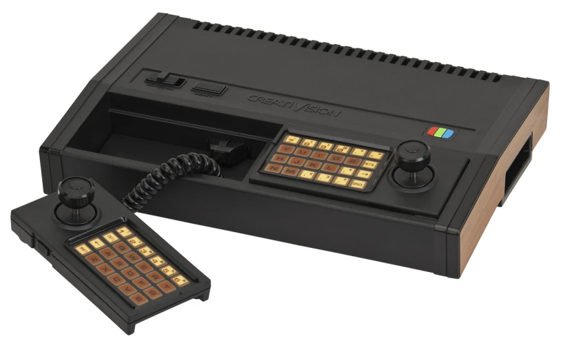 a close up of a keyboard and a phone, a pastel, neogeo, 1976, packshot, centipede, 1 6 colors