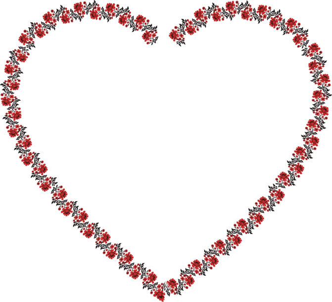 a heart made of red roses on a black background, inspired by Keith Haring, pixabay, computer art, black steel with red trim, adinkra symbols, piggy, cars