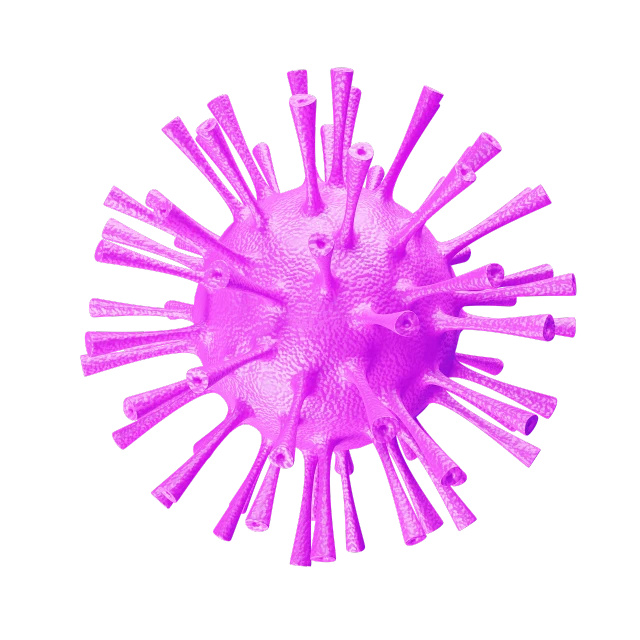 a pink model of a corona corona corona corona corona corona corona corona corona corona corona corona corona, an illustration of, by Rachel Reckitt, shutterstock, plague and fever. full body, purple bioluminescence, stock photo