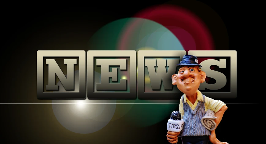 a statue of a man holding a tennis racquet, a digital rendering, trending on pixabay, happening, view from a news truck, caracter with brown hat, gameshow, word