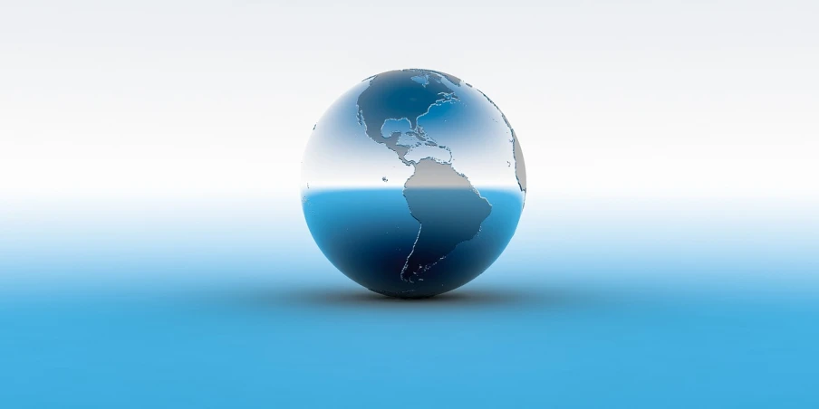 an egg with a map of the world inside of it, a digital rendering, by Kurt Roesch, minimalism, clear blue water, vertical wallpaper, liquid interface, background bar