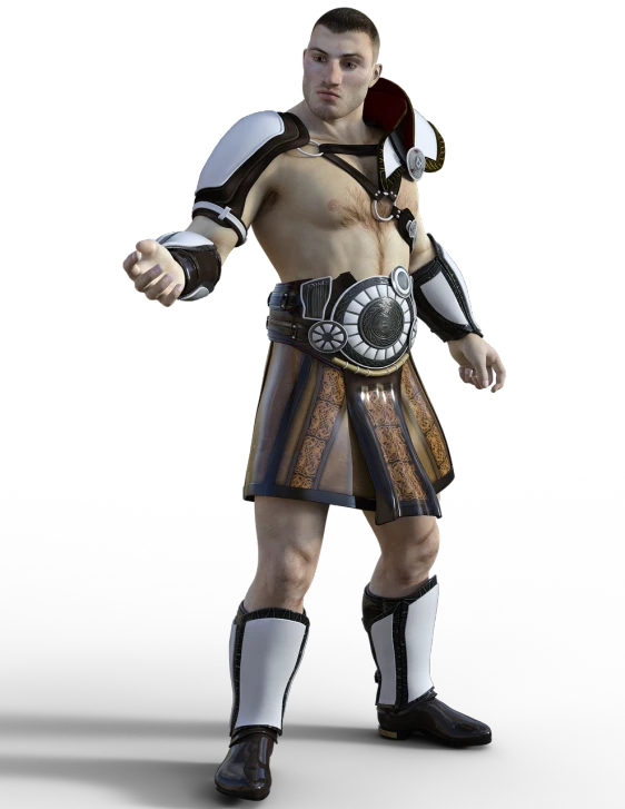 a man dressed in armor poses for a picture, inspired by Dai Jin, zbrush central contest winner, renaissance, heroic muay thai stance pose, roman gladiator, john cena, 3 d render of jerma 9 8 5