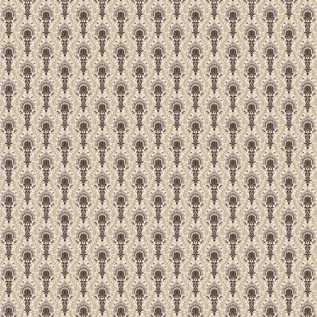 a close up of a pattern on a wall, a digital rendering, inspired by Alfred Charles Parker, tumblr, baroque, brown and cream color scheme, sprite sheet, jazz age, desktop wallpaper