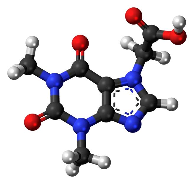 a close up of a molecule on a black background, by Jon Coffelt, realistic scene, lysergic acid diethylamide, in style of monkeybone, an ultrafine detailed photo