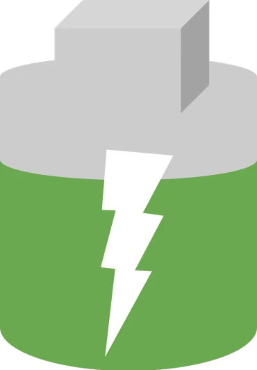 a battery with a bolt coming out of it, a diagram, by Jens Søndergaard, pixabay, greenish tinge, horned, hurricane, wikimedia