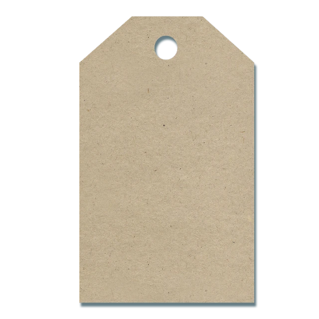a close up of a tag on a black background, a picture, by Mac Conner, pixabay, conceptual art, cut out of cardboard, cyan, tan, gilbert stuart style