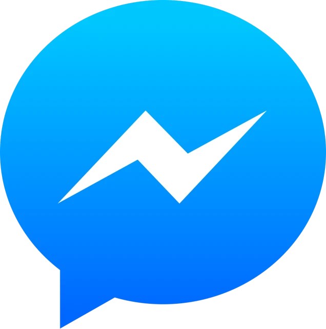 a blue speech bubble with a white facebook logo, a screenshot, by Juan Giménez, mustang, logo without text, hot, whatsapp