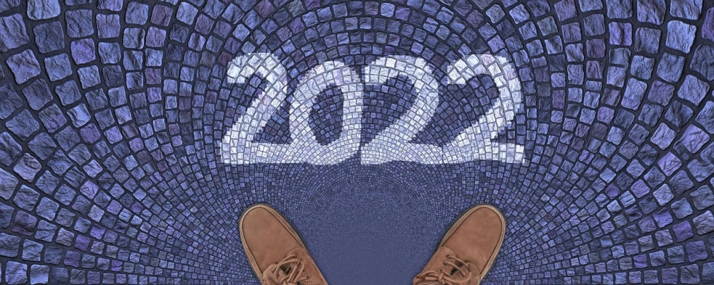 a pair of brown shoes sitting on top of a cobblestone floor, a mosaic, by Teresa Fasolino, trending on pixabay, happening, year 2 0 2 2, chalk digital art, happy colors. rob gonsalves, 2022 photograph