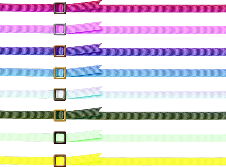 a close up of a bunch of different colored ribbons, a digital rendering, inspired by Peter Alexander Hay, belt, on black background, inside stylized border, 1 6 colors