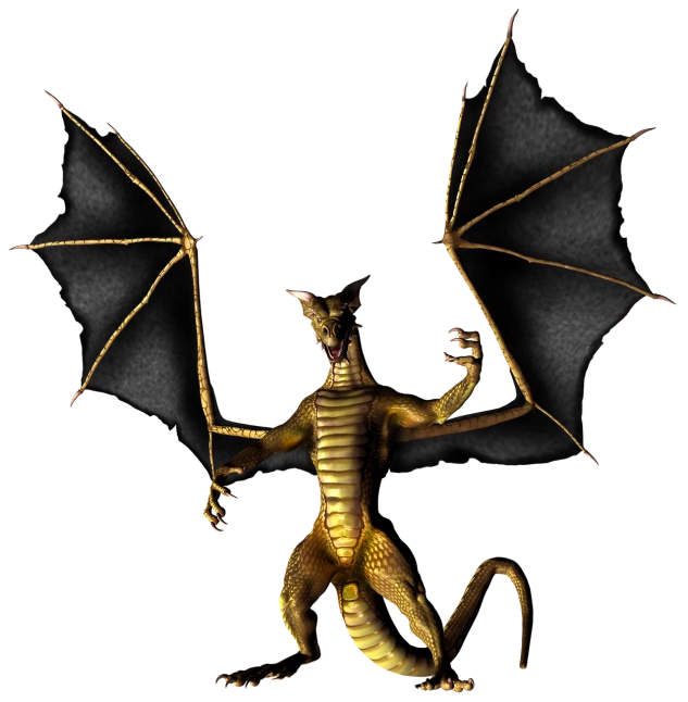 a close up of a statue of a dragon, a raytraced image, inspired by Wayne Barlowe, digital art, fully posable, on black background, a humanoid mosquito, photo render