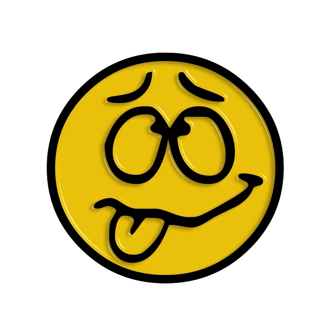 a yellow smiley face with glasses on a black background, inspired by Heinz Anger, flickr, horrified, funny illustration, magnificent oval face, !face