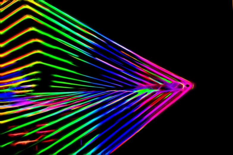 a close up of a colorful object on a black background, a raytraced image, bright thin lasers, iphone wallpaper, mobile wallpaper, lines of energy