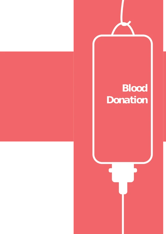 a blood bag with the words blood donation on it, a poster, by Tadashi Nakayama, hurufiyya, created in adobe illustrator, grotesk font, 2 0 1 0 photo, artdeco