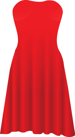 a red dress on a black background, a digital rendering, simple dress, sundress, whole-length, royal dress