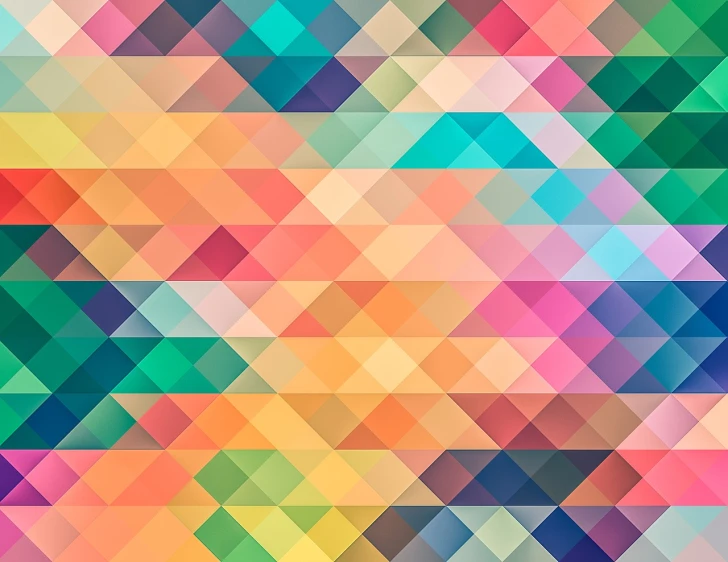 an image of a colorful geometric pattern, by Matija Jama, shutterstock, beautiful iphone wallpaper, low polygons illustration, digital art illustration