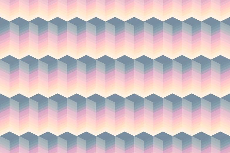 a pink and blue zigzag pattern is shown, a pastel, inspired by Lubin Baugin, abstract illusionism, warm tone gradient background, tileable, pink and grey muted colors, sundown