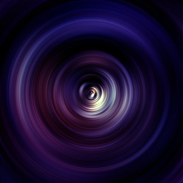 a computer screen with a spiral design on it, a picture, abstract illusionism, dark purple blue tones, fisheye lens photo