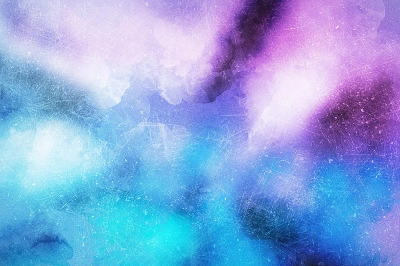 a close up of a blue and purple background, a watercolor painting, by Choi Buk, shutterstock, starfield background, chalk texture on canvas, aurora, yummy