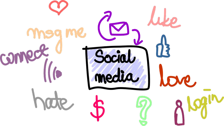 a bunch of words written on a blackboard, a digital rendering, tumblr, graffiti, logo for a social network, coloured, nigth, me
