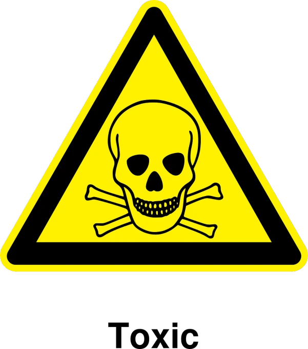 a yellow sign with a skull and crossbones on it, a portrait, by Aleksander Gierymski, pixabay, vanitas, dangerous chemical hazards, 1 6 x 1 6, silk, beijing