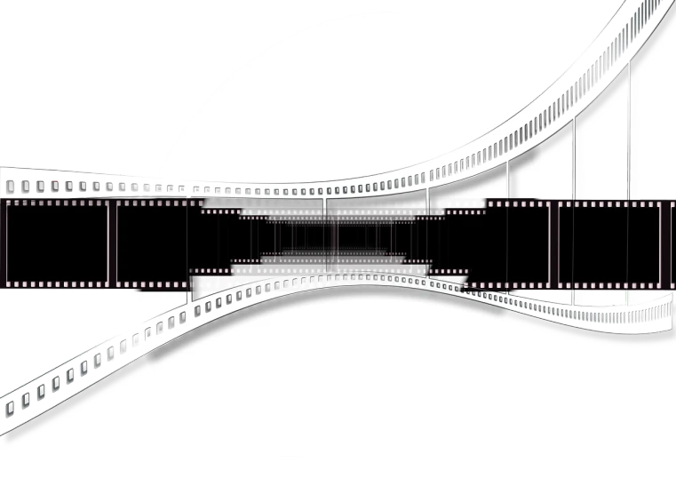 a black and white photo of a film strip, digital art, inspired by László Mednyánszky, pixabay, video art, white moon and black background, color footage, ! movie scene, an illustration