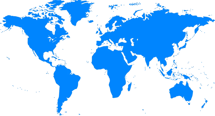 a blue map of the world on a black background, flickr, panfuturism, ( ( dithered ) ), dayglo blue, blue sky, 2 0 1 1