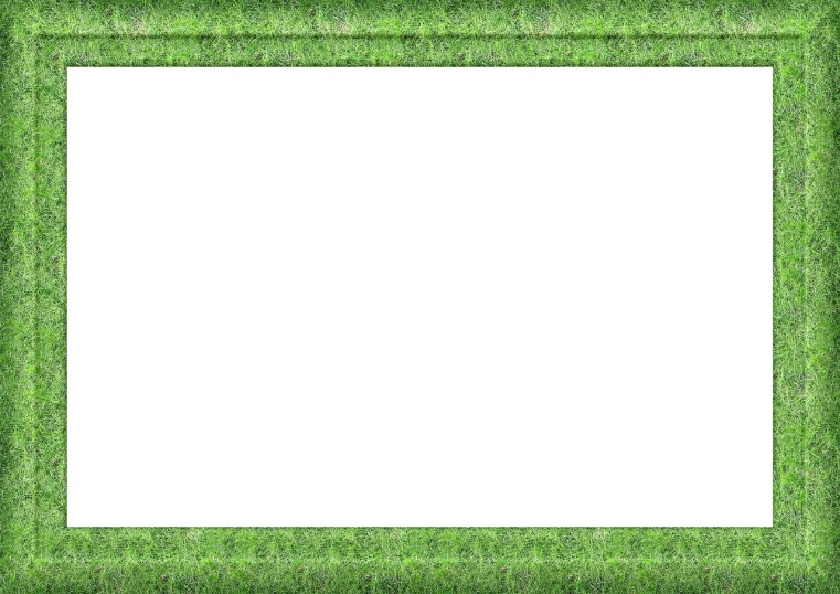 a green grass frame on a white background, a picture, deviantart, vhs overlay, desktop screenshot, football, meme format