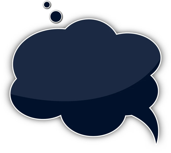 a speech bubble with bubbles coming out of it, concept art, by Tom Carapic, pixabay, conceptual art, dark blue and black, sticker design vector, navy, balloon