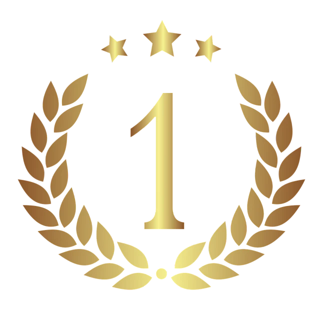 a golden laurel and stars on a black background, pixabay, wearing the number 1 headband, !!!award-winning!!!, 1 figure only, bespoke